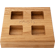 Gewürzständer aus Holz für 4 Gewürze