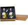 Geschenkbox Duo (1x Knoblauchöl + 1x Kräuteröl + 1x Hanföl)