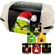 Grinch-Geschenkset (4x Senf + 1x Salz + 1x Eierlikör)