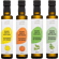 Premium Bio-Olivenöl aus Griechenland Geschenkbox (1x Zitrone + 1x Orange + 1x Basilikum + 1x Oregano)