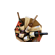 Biogea Geschenkkorb Weingenießer (1x Weißwein + 1x Rotwein + 1x Rosewein + 1x Kalamon Oliven + 1x grüne Oliven + 1x Brezel + 1x Hartkäse)