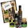 Geschenkbox "Schön, dass es dich gibt" (1x Senföl + 1x Pizza Topping + 1x Senfblüten Honig + 1x Gurke Dill Senf + 1x Kräuter-Quark Gewürzmix + 1x "Schön, dass du da bist" Senf + 1x Postkarte)