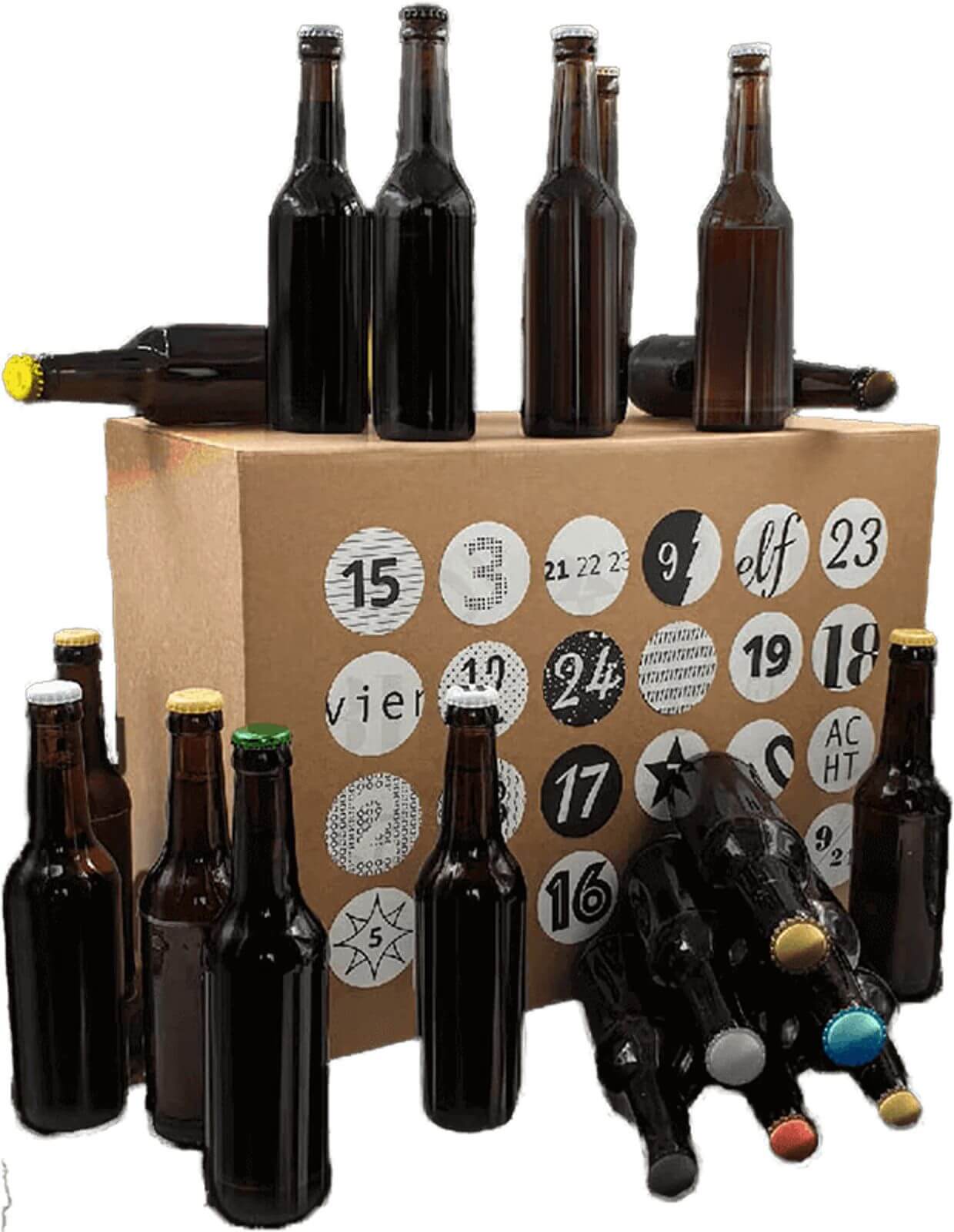 Seit der Craft Beer Revolution vor einigen Jahren sind auch Bier Adventskalender immer beliebter, um verschiedene Biersorten zu probieren Seit der Craft Beer Revolution vor einigen Jahren sind auch Bier Adventskalender immer beliebter, um verschiedene Biersorten zu probieren