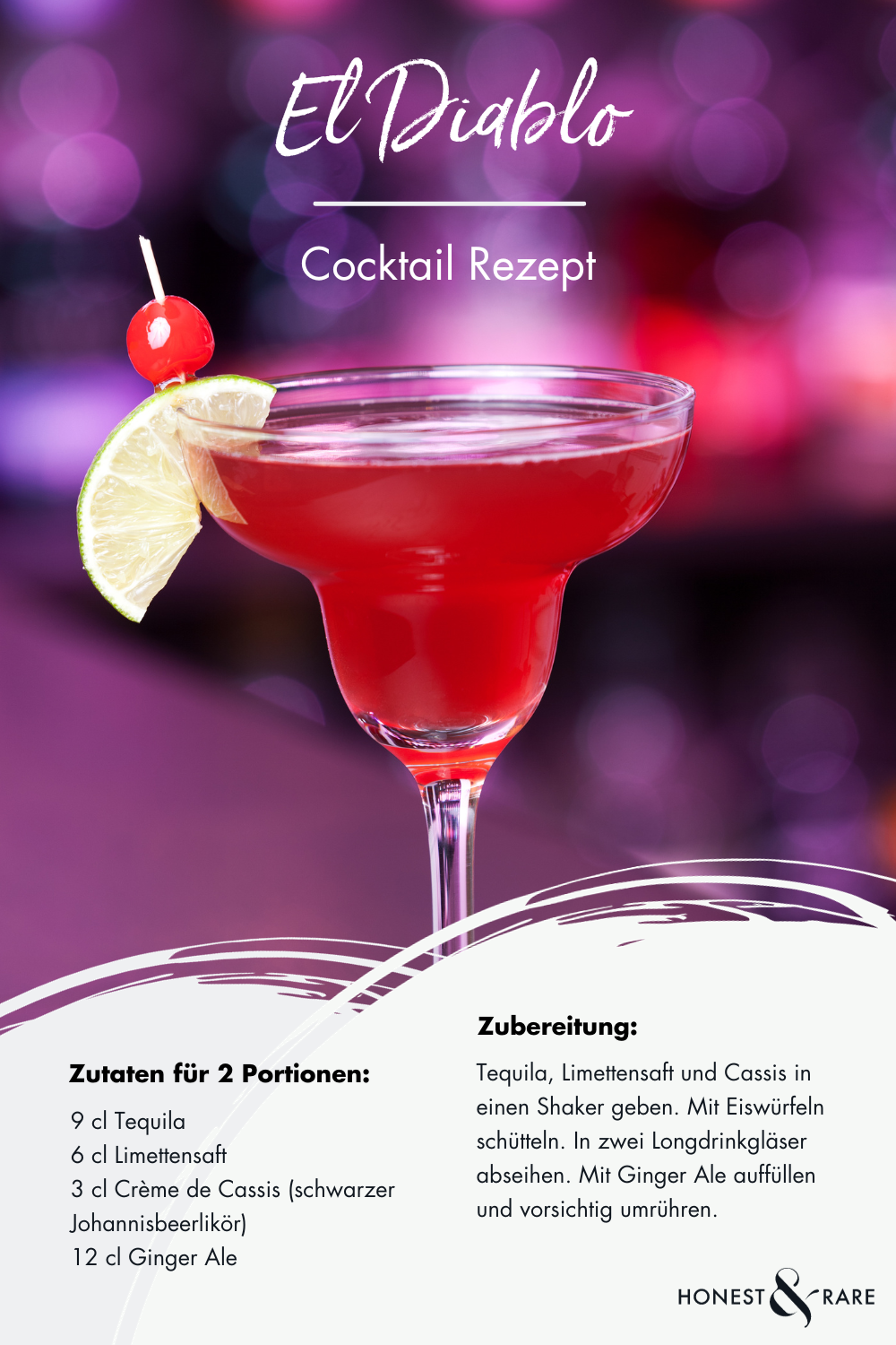 El Diablo Cocktail Rezept