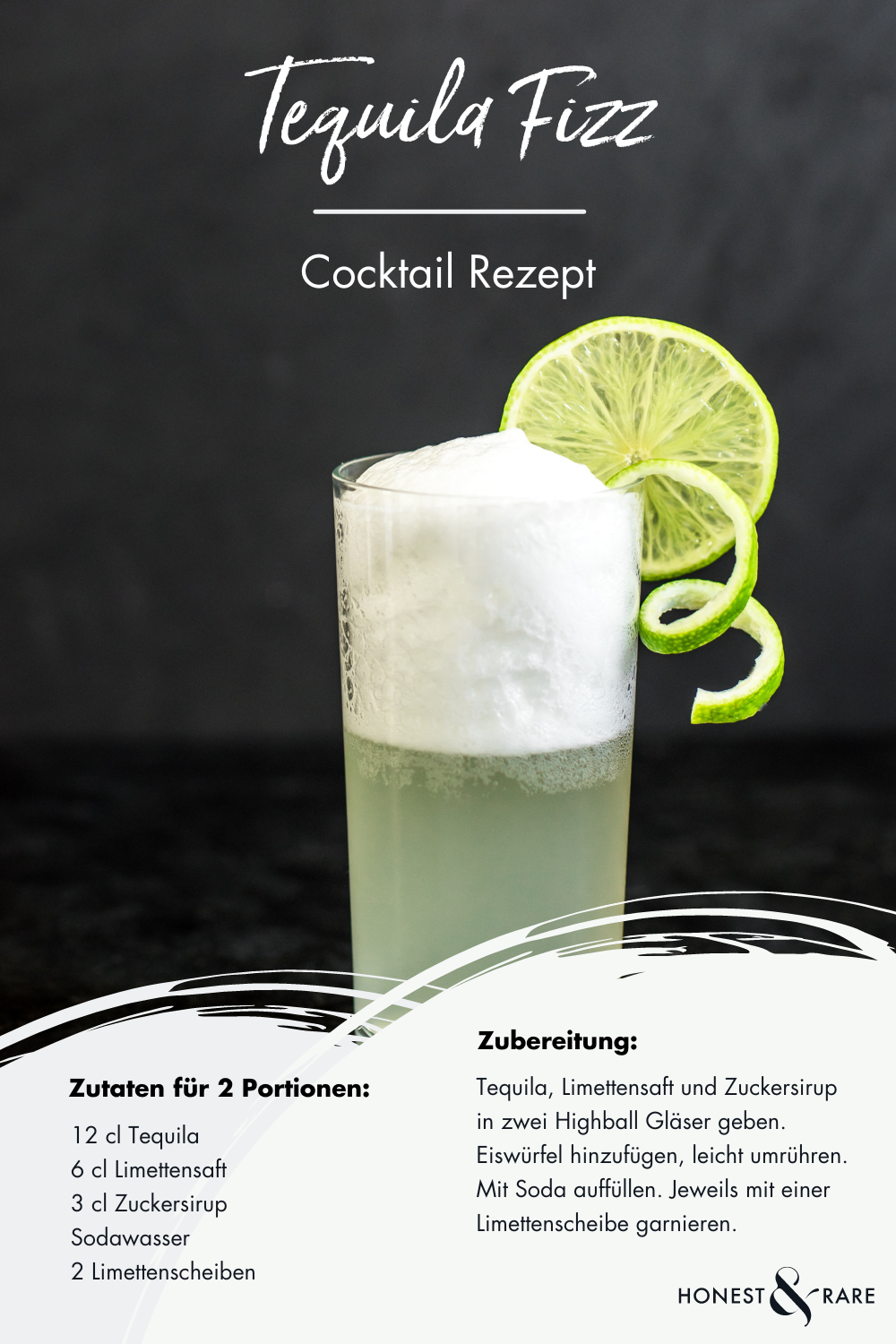Tequila Fizz Cocktail Rezept